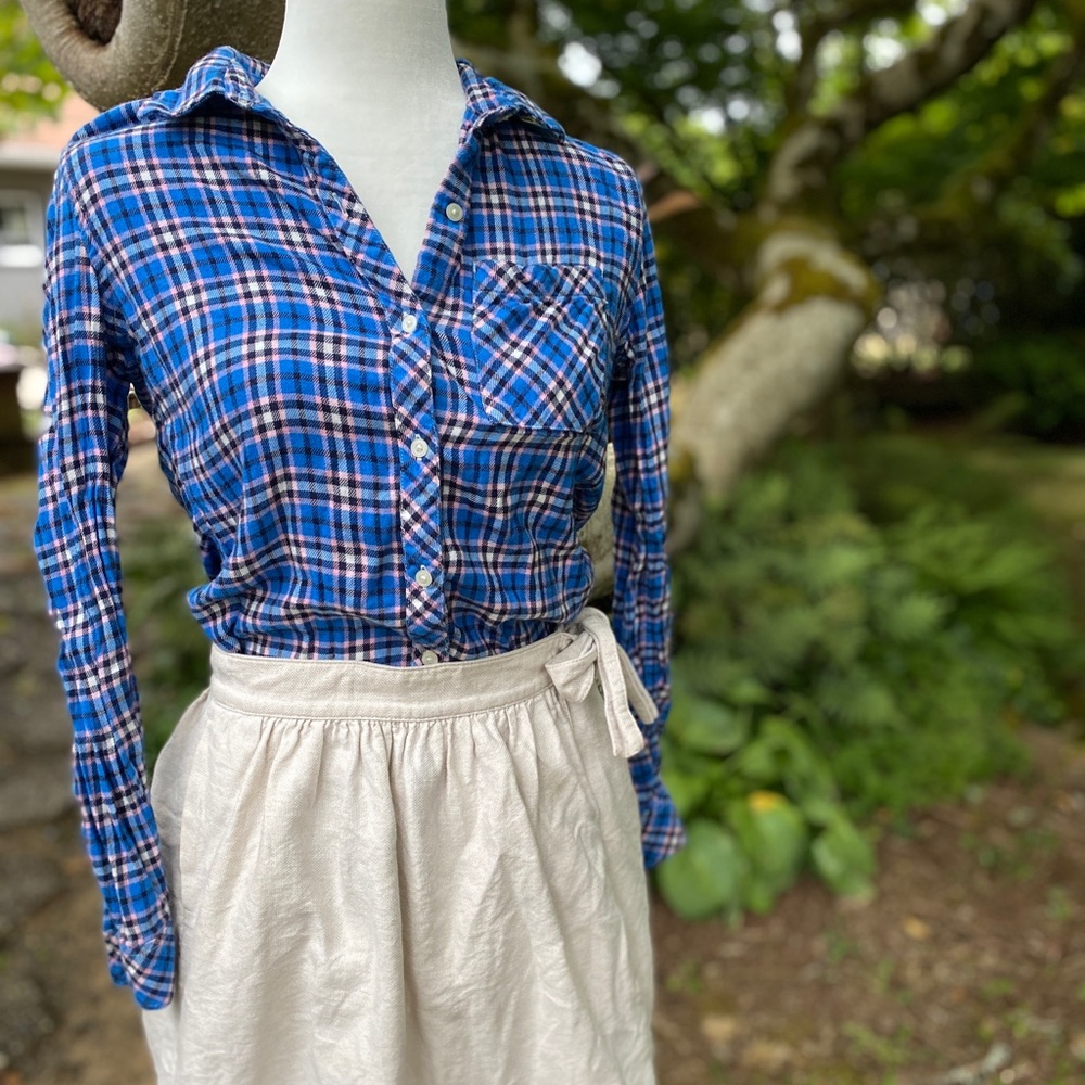 GAP Button-Down Plaid Shirt